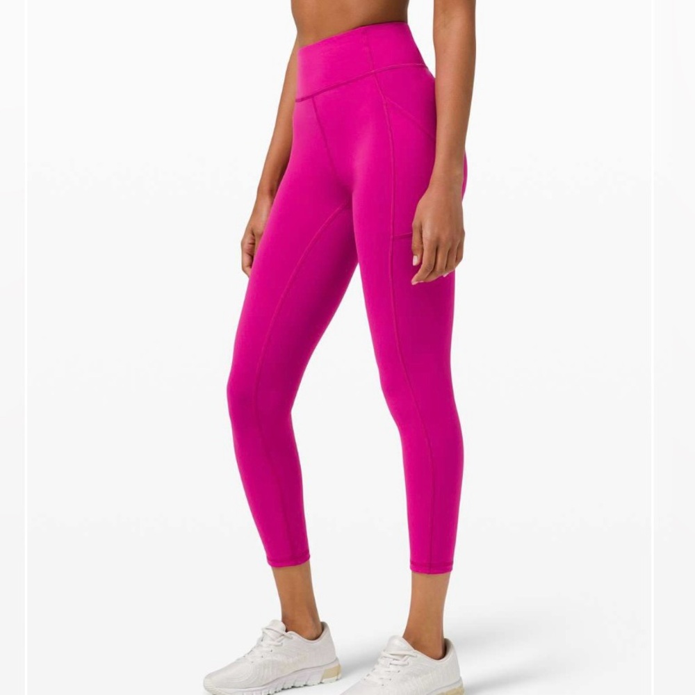 Lululemon Invigorate HR leggings size 4 inseam 25” in Ripened raspberry